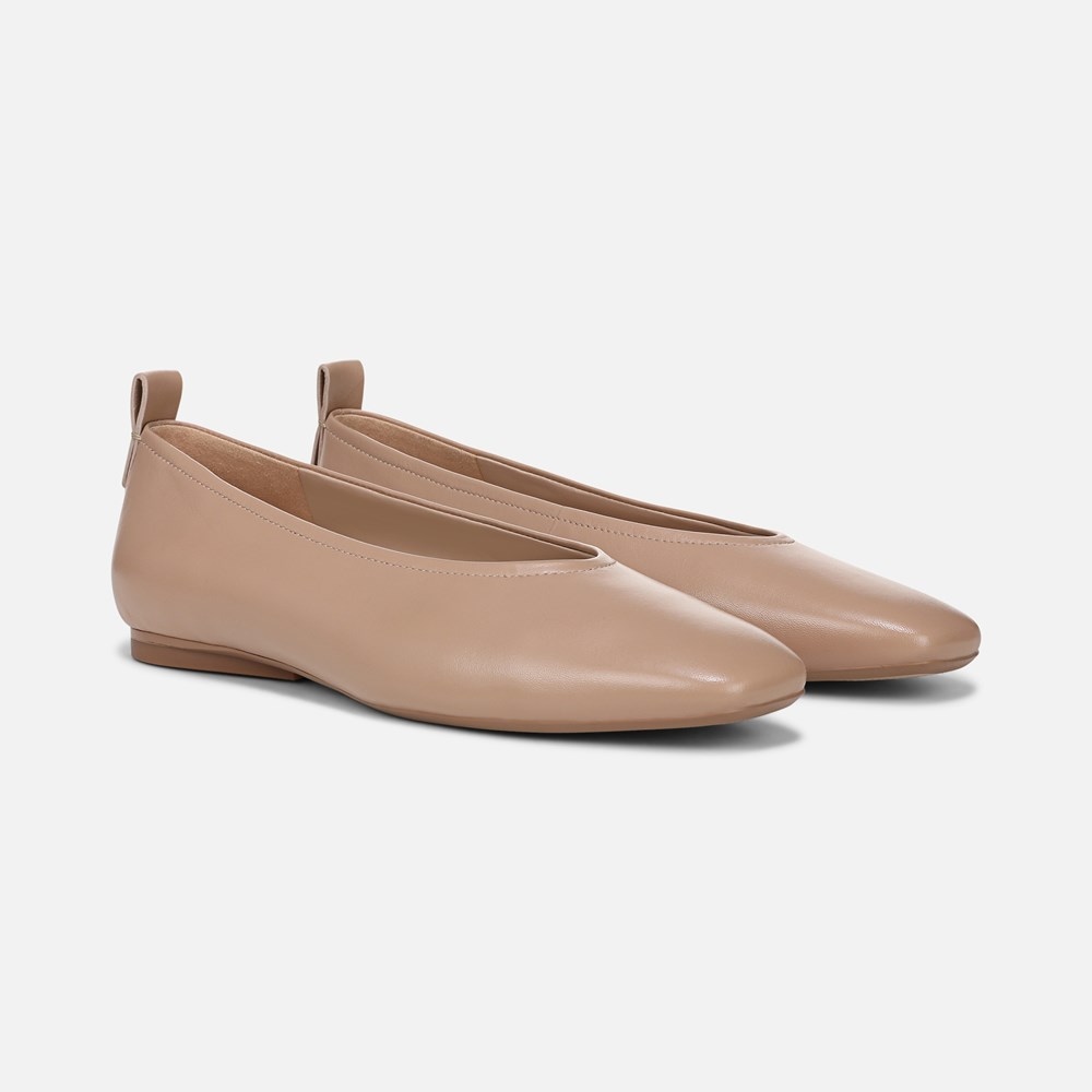 Naturalizer 27 Edit Carla Flat - Crème Brulee Leather
