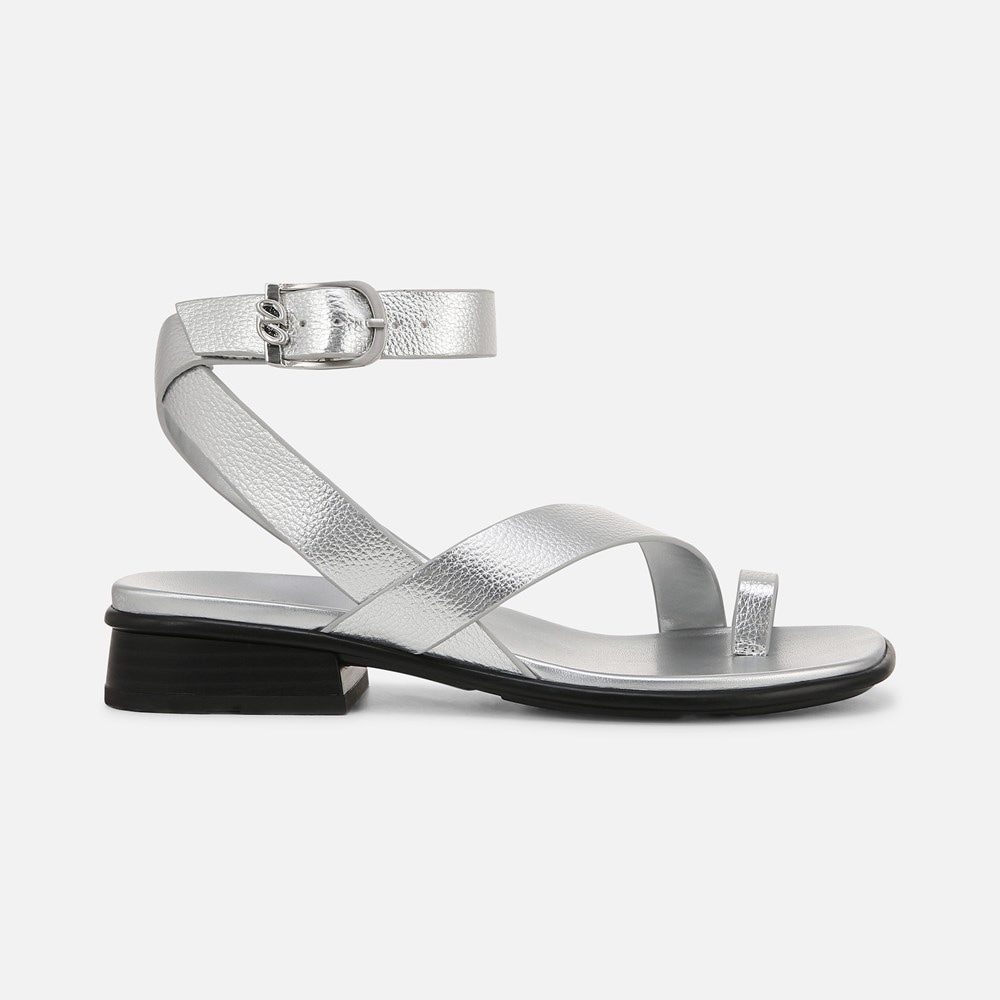 Naturalizer Birch Sandal - Silver Faux Leather