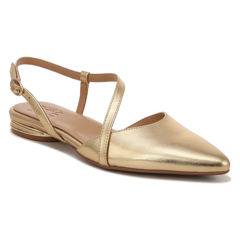 Naturalizer Hawaii Slingback Flat - Dark Gold Leather