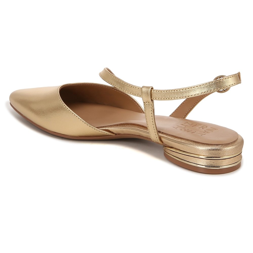 Naturalizer Hawaii Slingback Flat - Dark Gold Leather