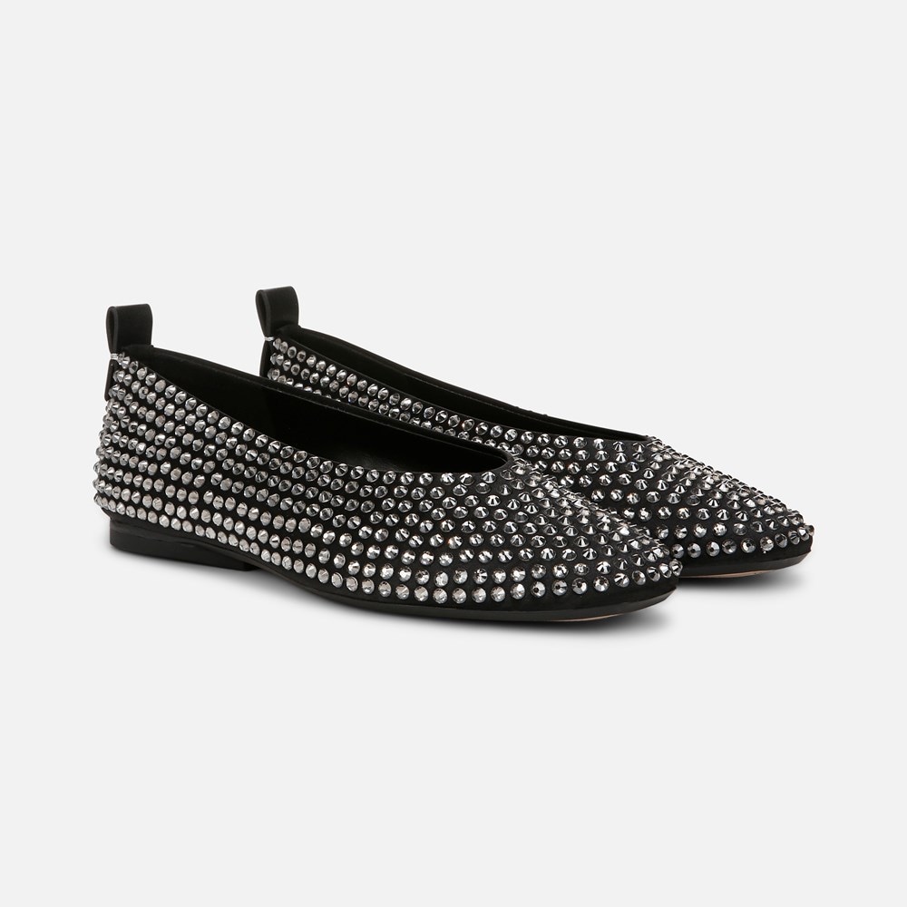 Naturalizer 27 Edit Carla Flat - Black Satin