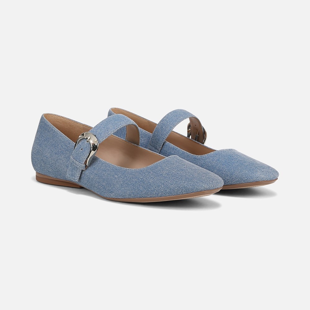 Naturalizer 27 EDIT Carter Mary Jane - Denim Blue Suede