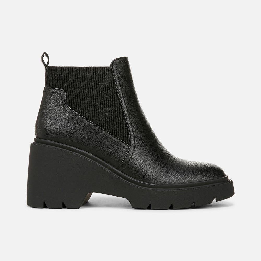 Naturalizer Soul Cora Ankle Boot - Black Faux Leather
