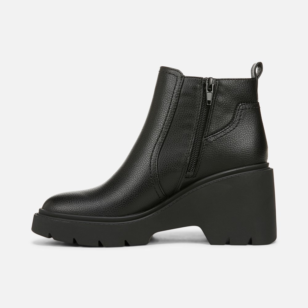 Naturalizer Soul Cora Ankle Boot - Black Faux Leather