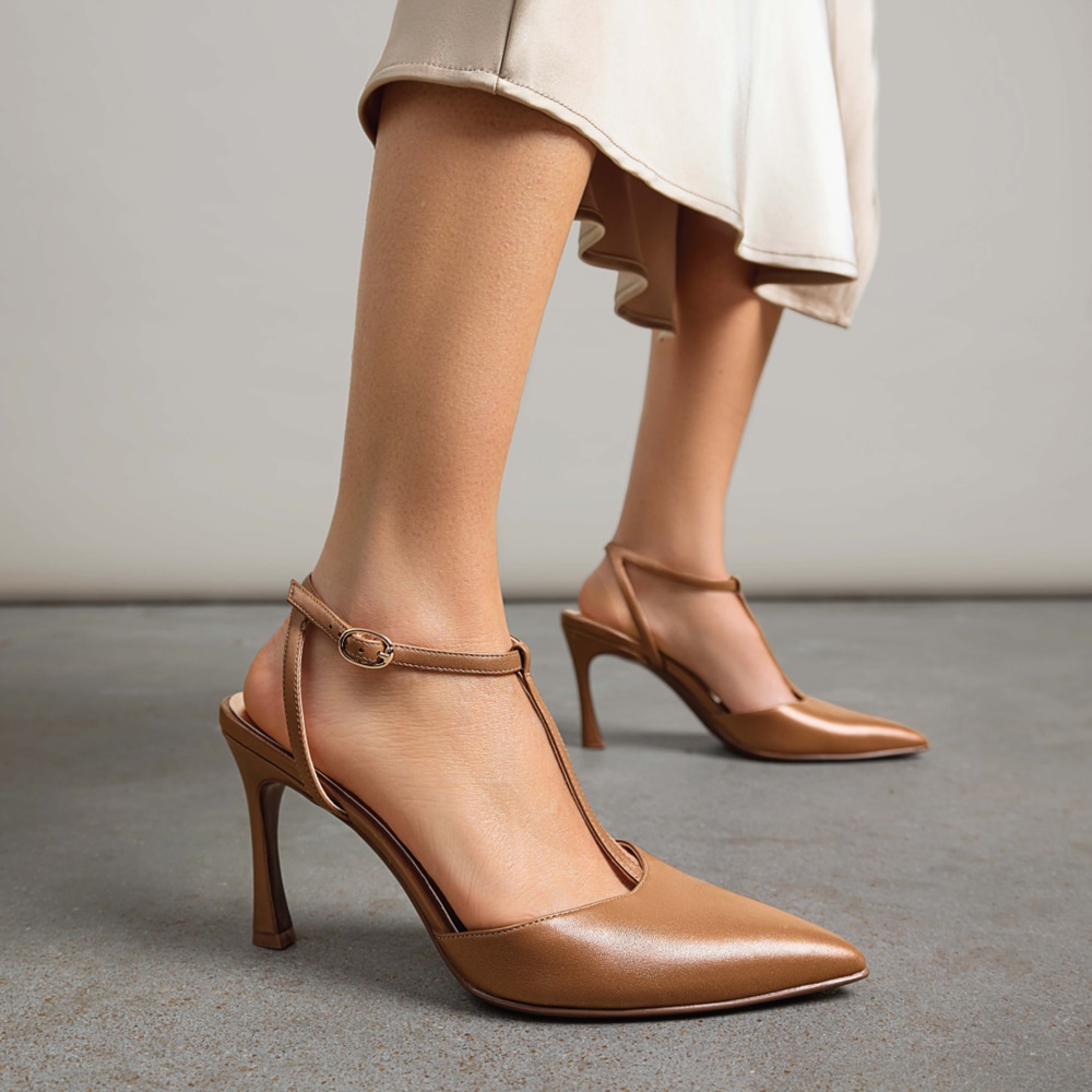 Naturalizer Astrid Pump - Café Leather