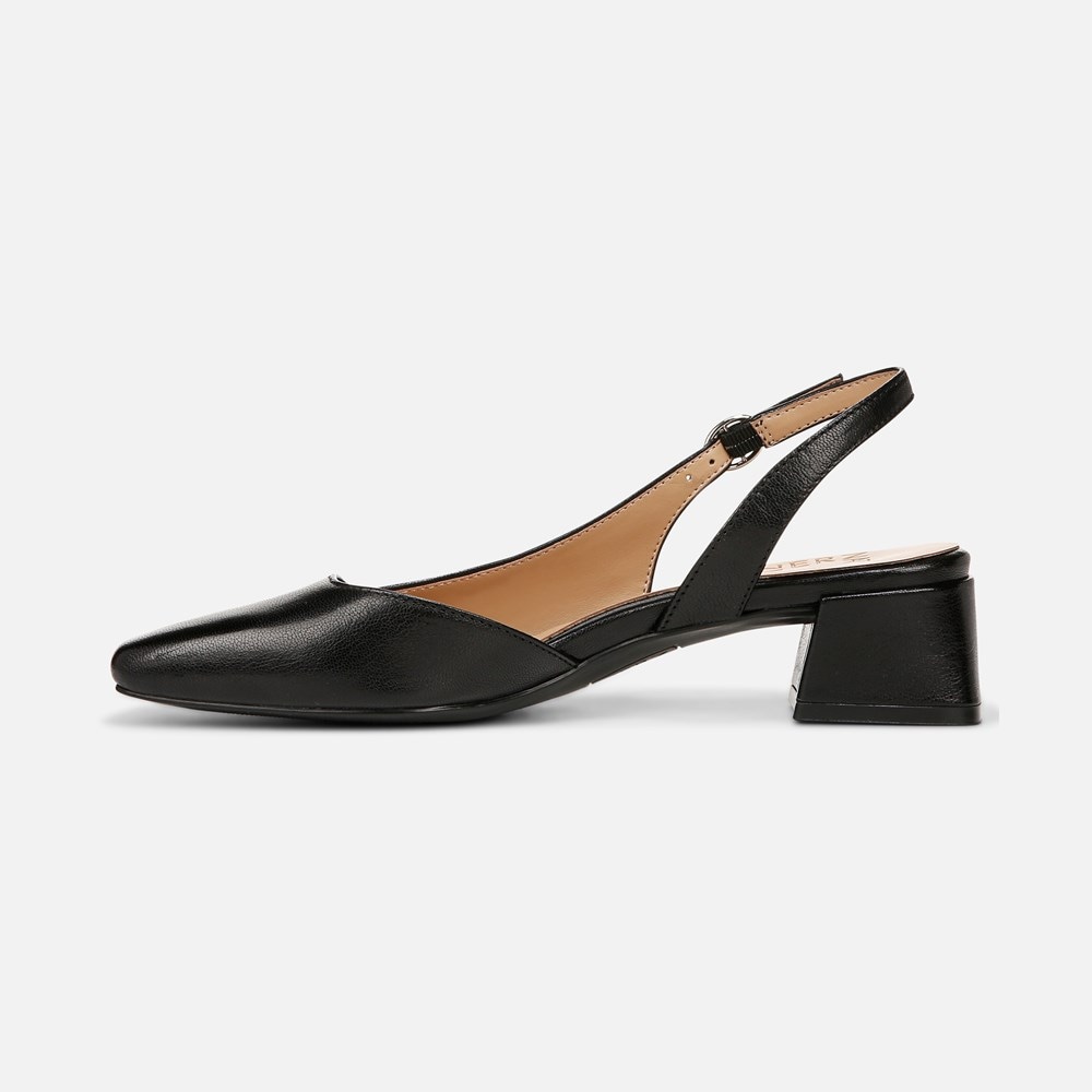 Naturalizer Jayla Slingback Pump - Black Leather