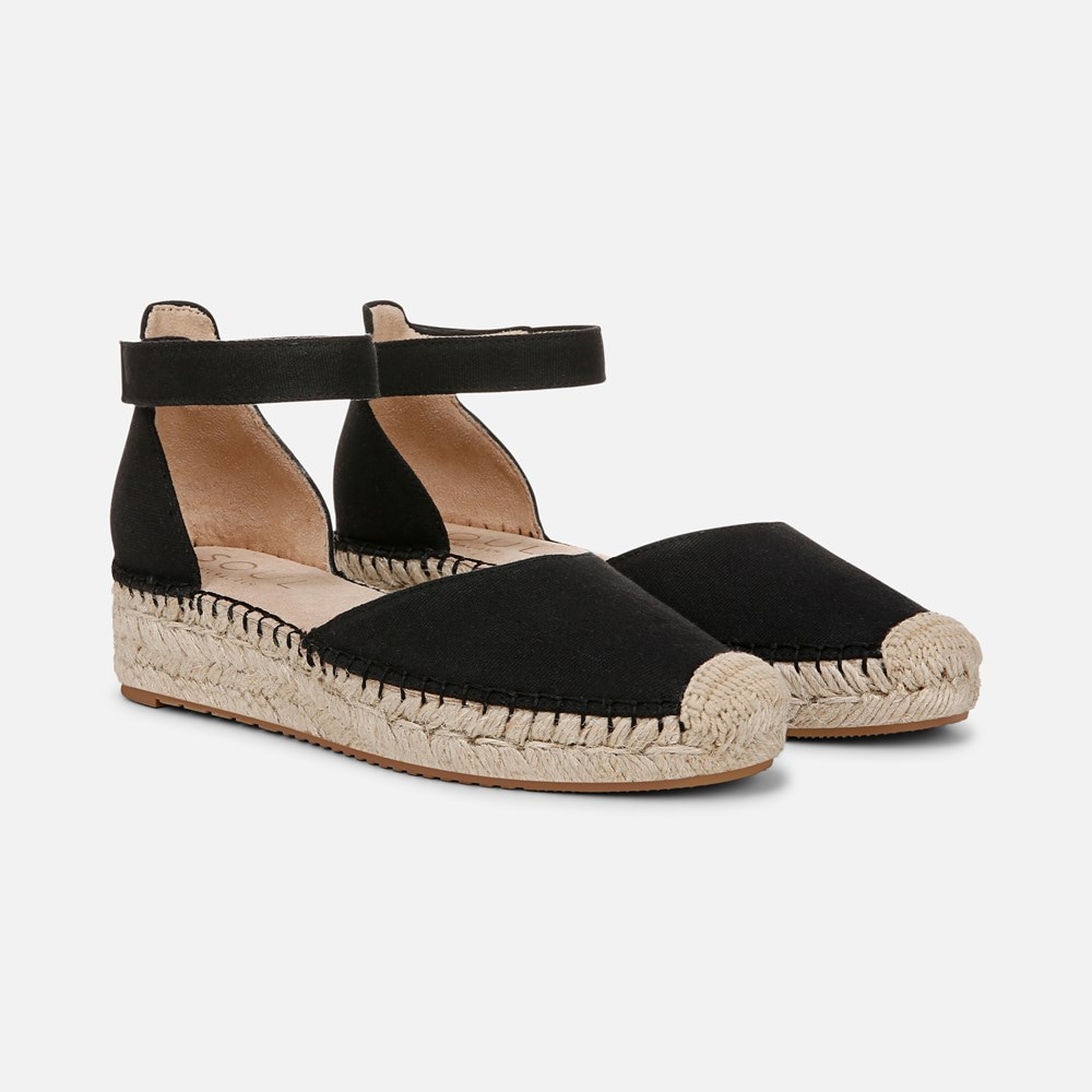 Naturalizer SOUL Wren Espadrille - Black Canvas