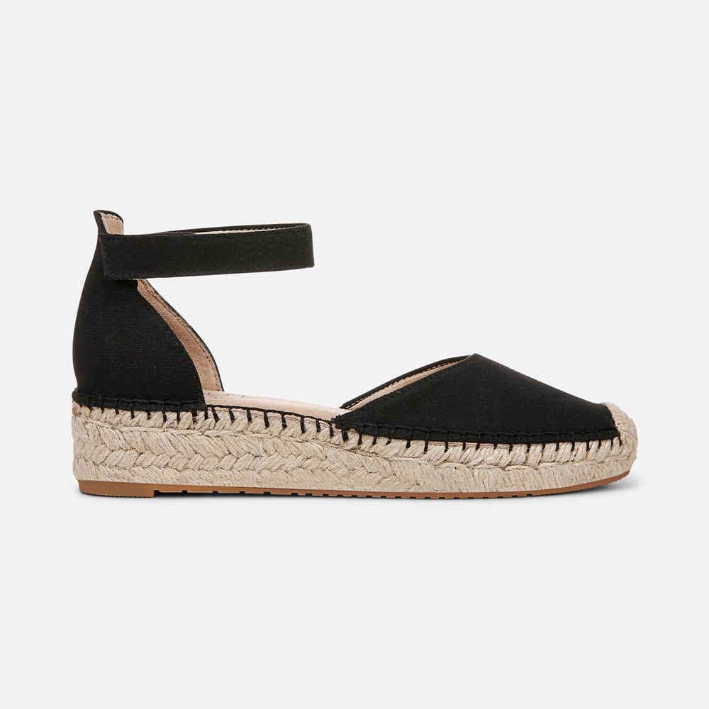 Naturalizer SOUL Wren Espadrille - Black Canvas