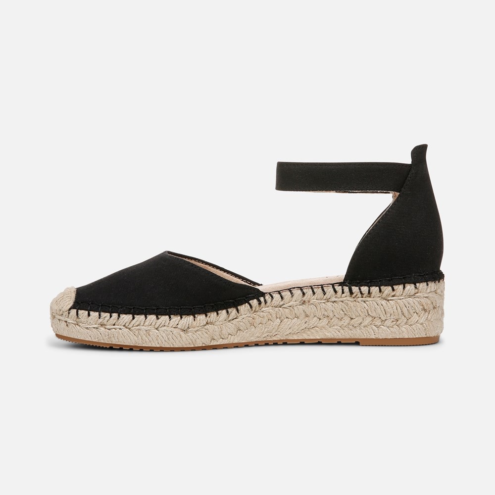 Naturalizer SOUL Wren Espadrille - Black Canvas