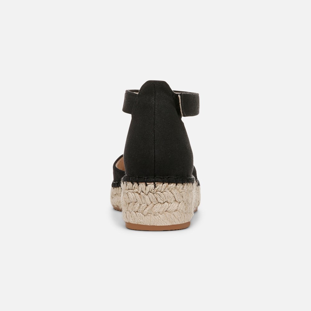 Naturalizer SOUL Wren Espadrille - Black Canvas