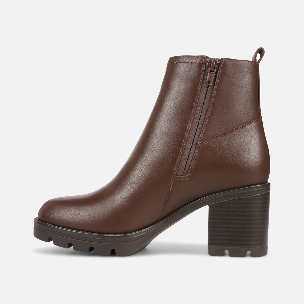 Naturalizer Verney Weatherproof Boot - Chocolate Leather Brown