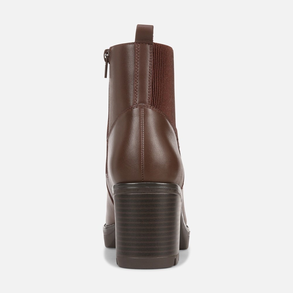 Naturalizer Verney Weatherproof Boot - Chocolate Leather Brown