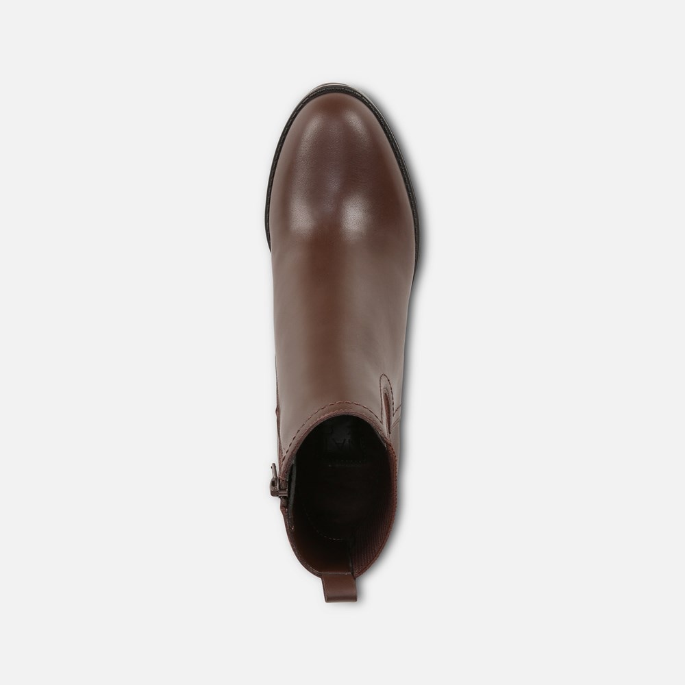 Naturalizer Verney Weatherproof Boot - Chocolate Leather Brown