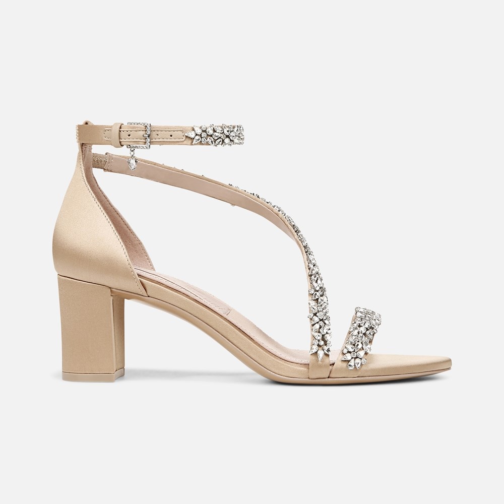 Naturalizer Ahava Dress Sandal - Pnina Nude Fabric