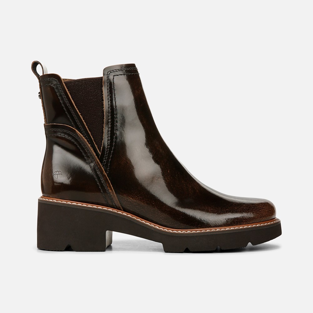 Naturalizer Darry Bootie - English Tea Brown Leather