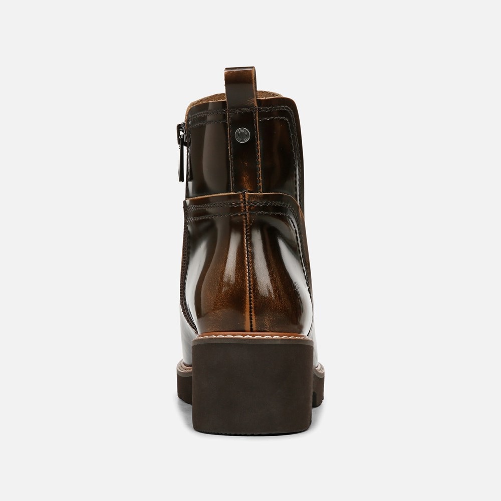Naturalizer Darry Bootie - English Tea Brown Leather