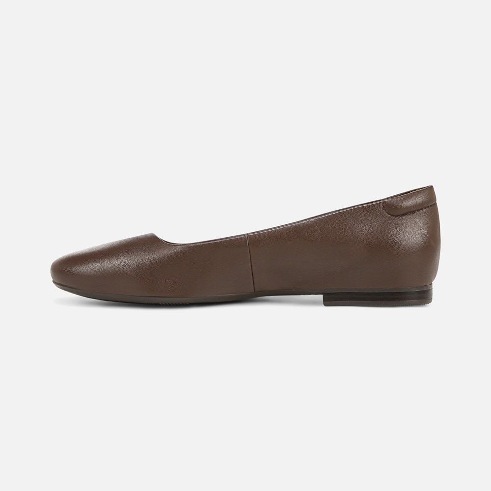 Naturalizer Kelly Ballet Flat - Chocolate Bar Leather