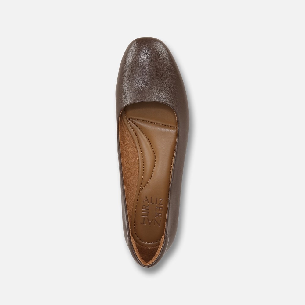 Naturalizer Kelly Ballet Flat - Chocolate Bar Leather