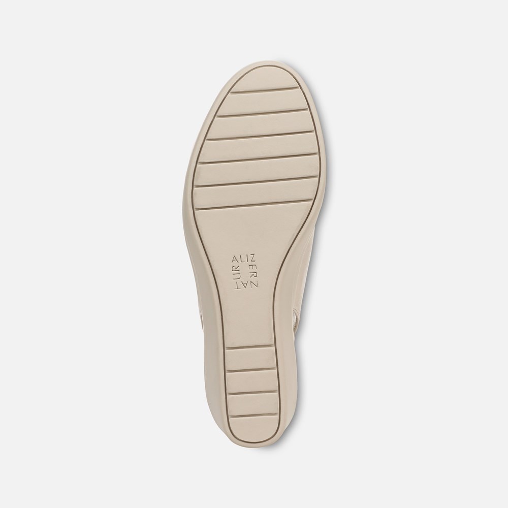 Naturalizer Sutton Slingback Wedge - Porcelain Leather