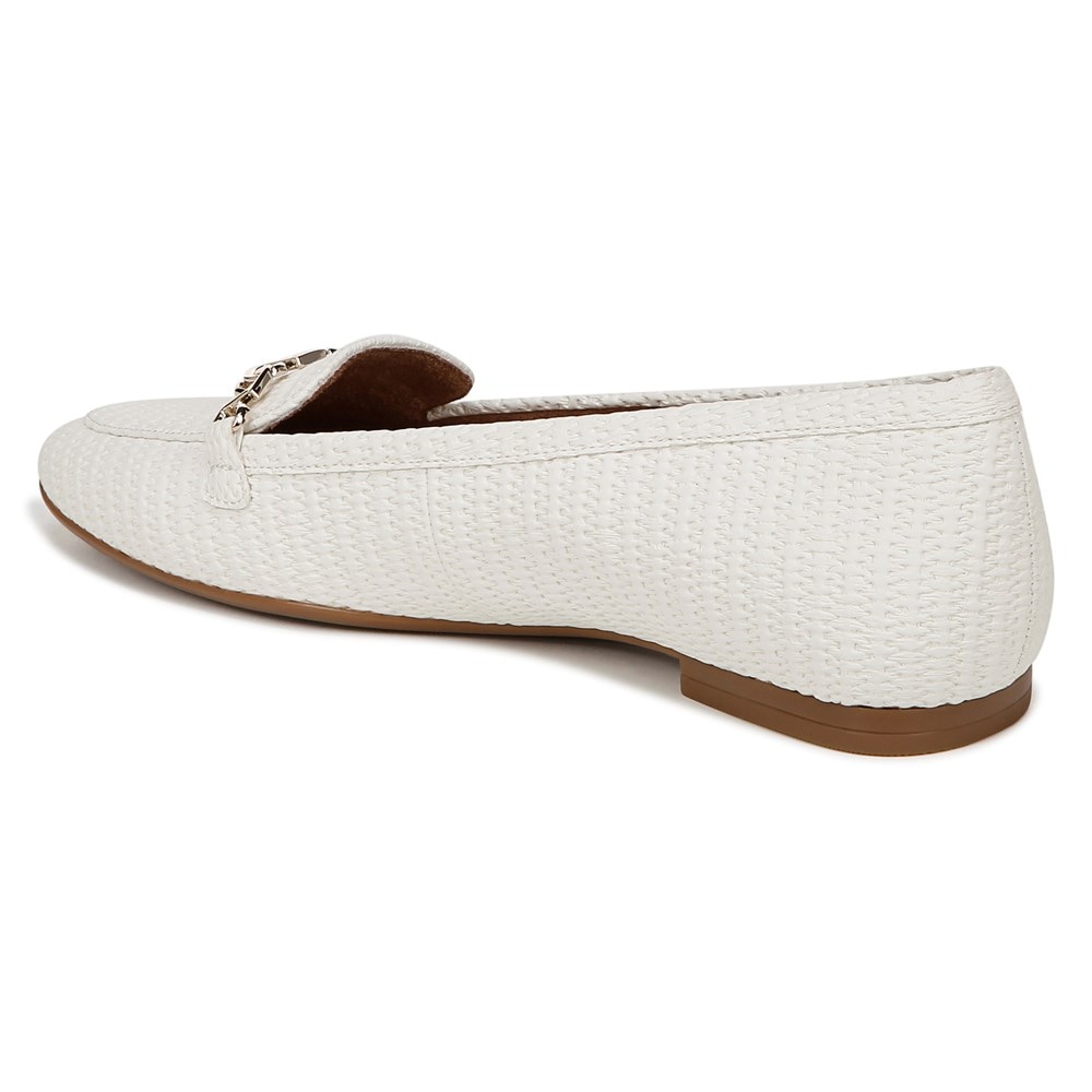Naturalizer Jemi Loafer - White Woven Fabric