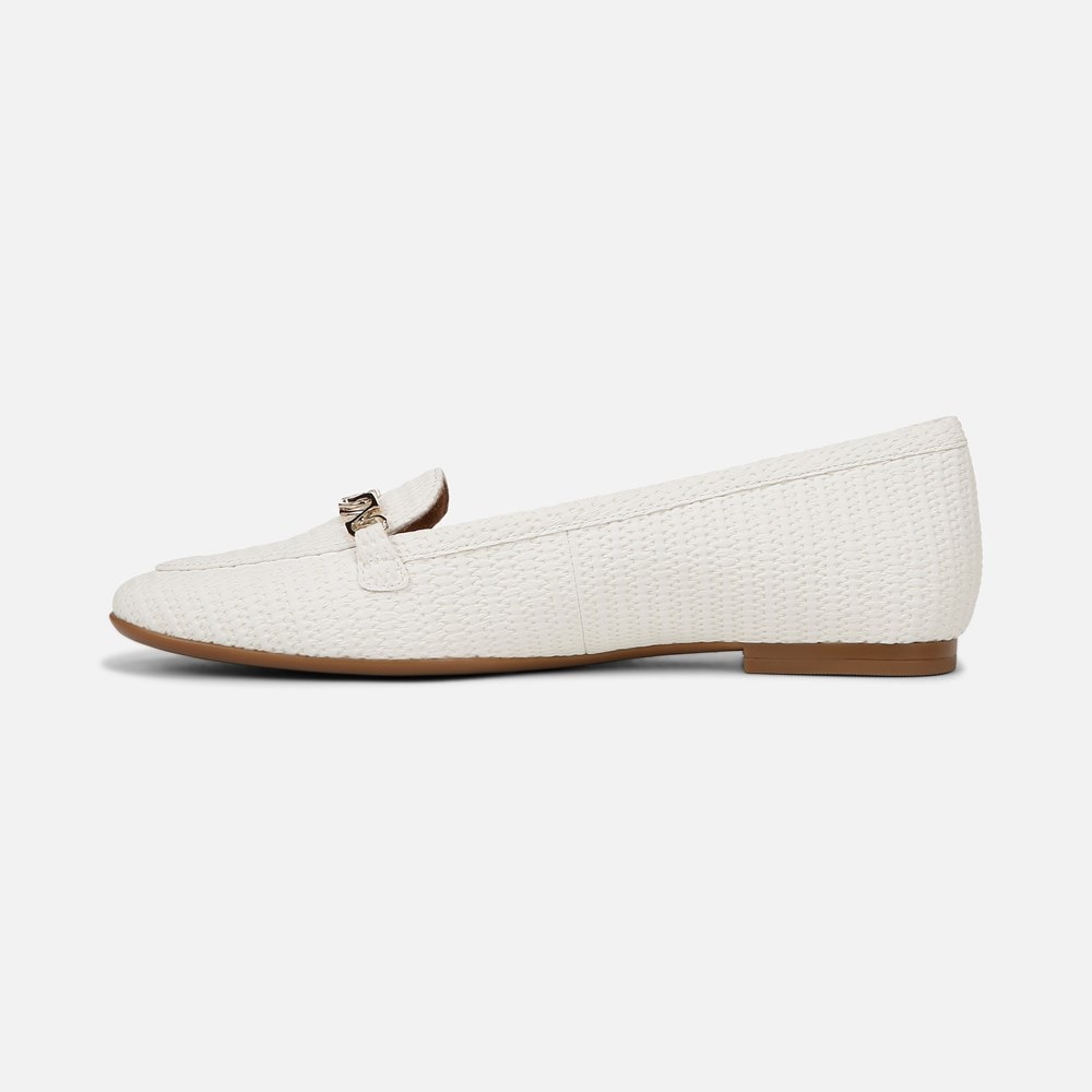 Naturalizer Jemi Loafer - White Woven Fabric
