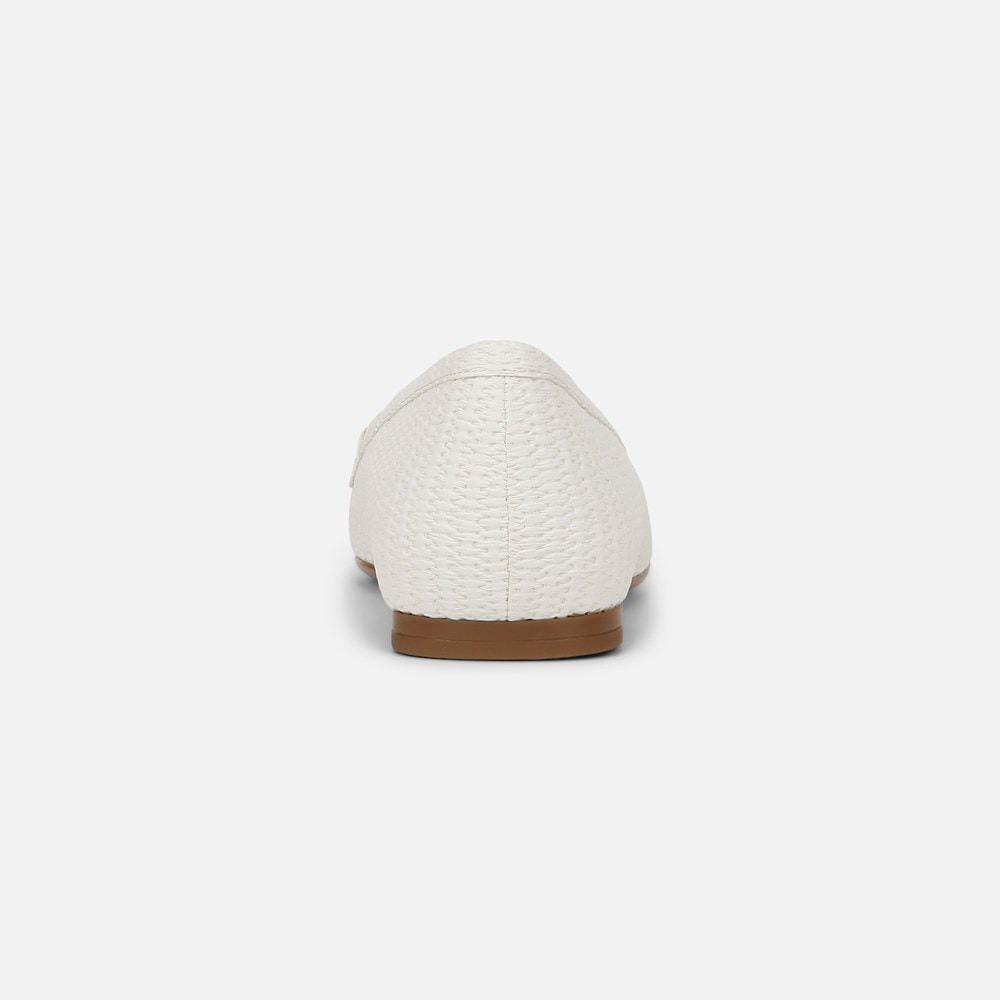 Naturalizer Jemi Loafer - White Woven Fabric