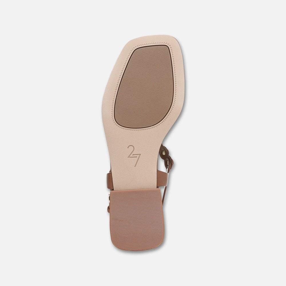 Naturalizer 27 EDIT Nara Sandal - English Tea Brown Leather