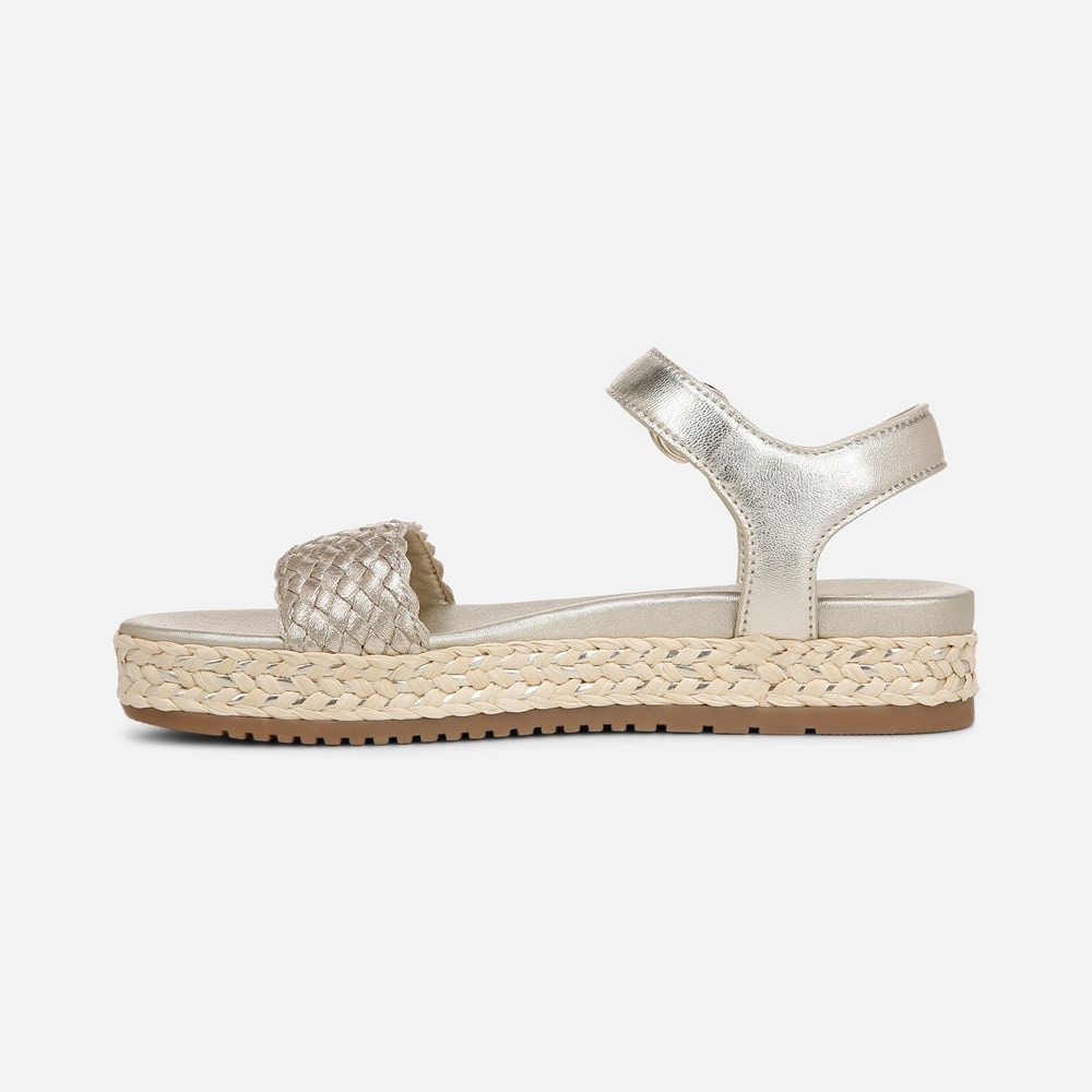 Naturalizer Neila Sandal - Champagne Raffia