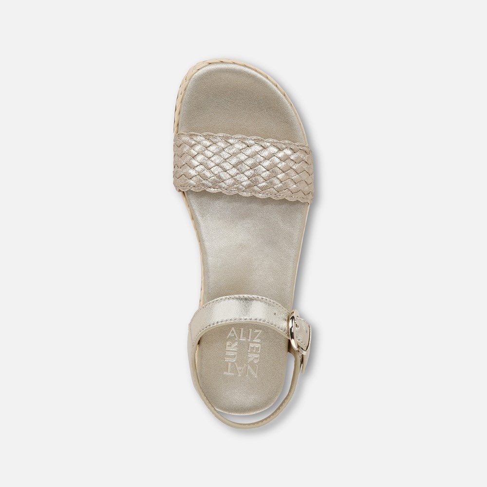 Naturalizer Neila Sandal - Champagne Raffia
