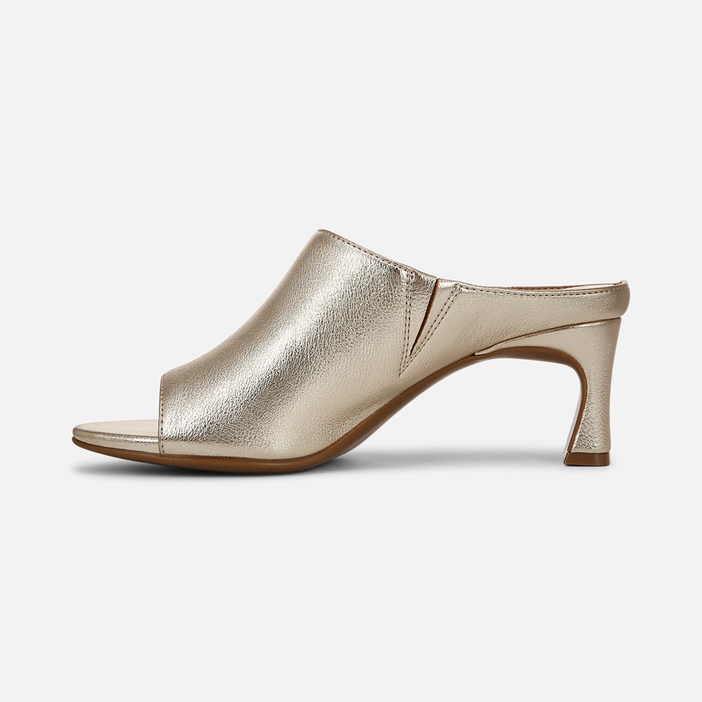 Naturalizer Imogen Dress Sandal - Champagne Faux Leather