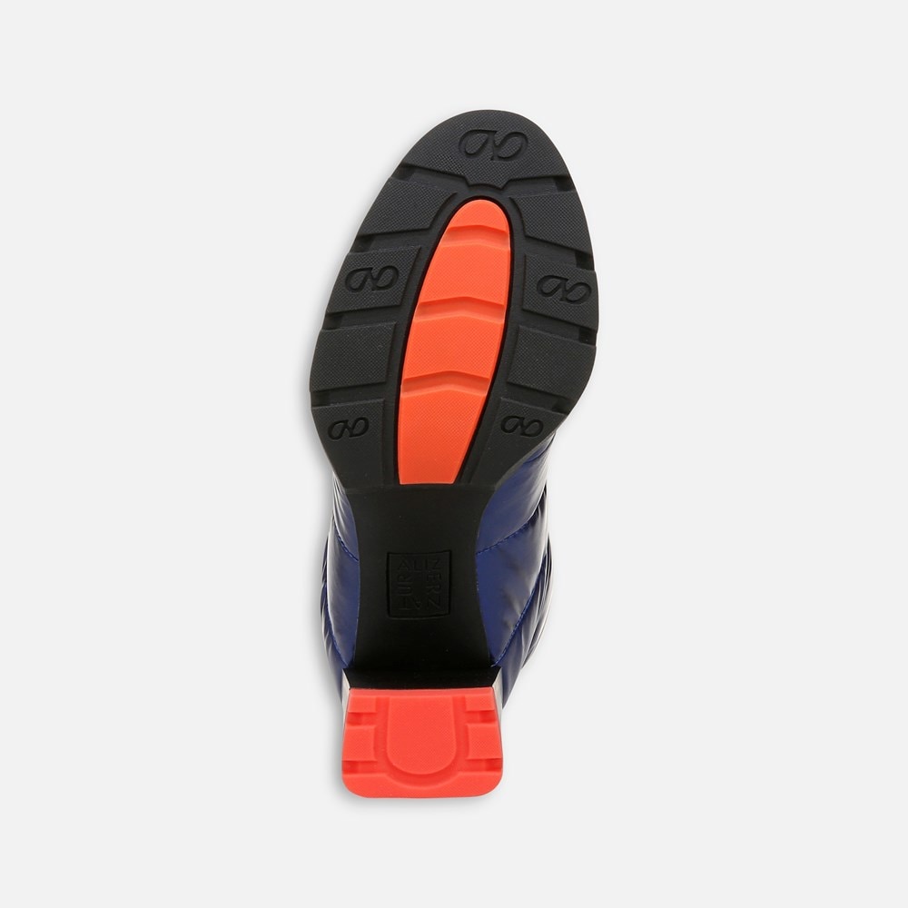 Naturalizer Think Royln Crosswalk Water Repellent Bootie - Electric Blue High Shine Nylon