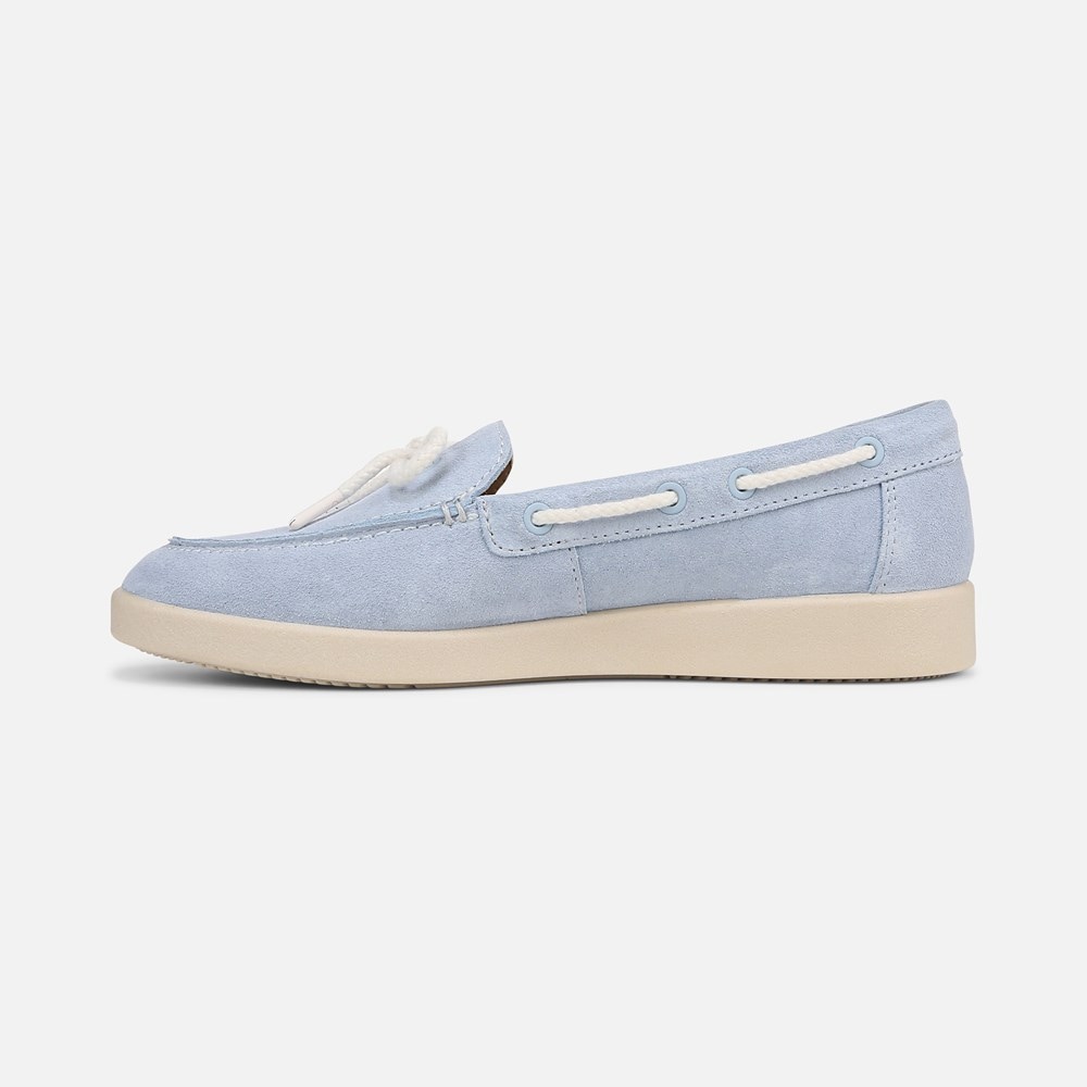 Naturalizer Keel Boat Shoe - Ice Blue Suede