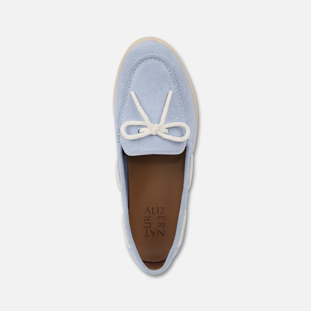 Naturalizer Keel Boat Shoe - Ice Blue Suede