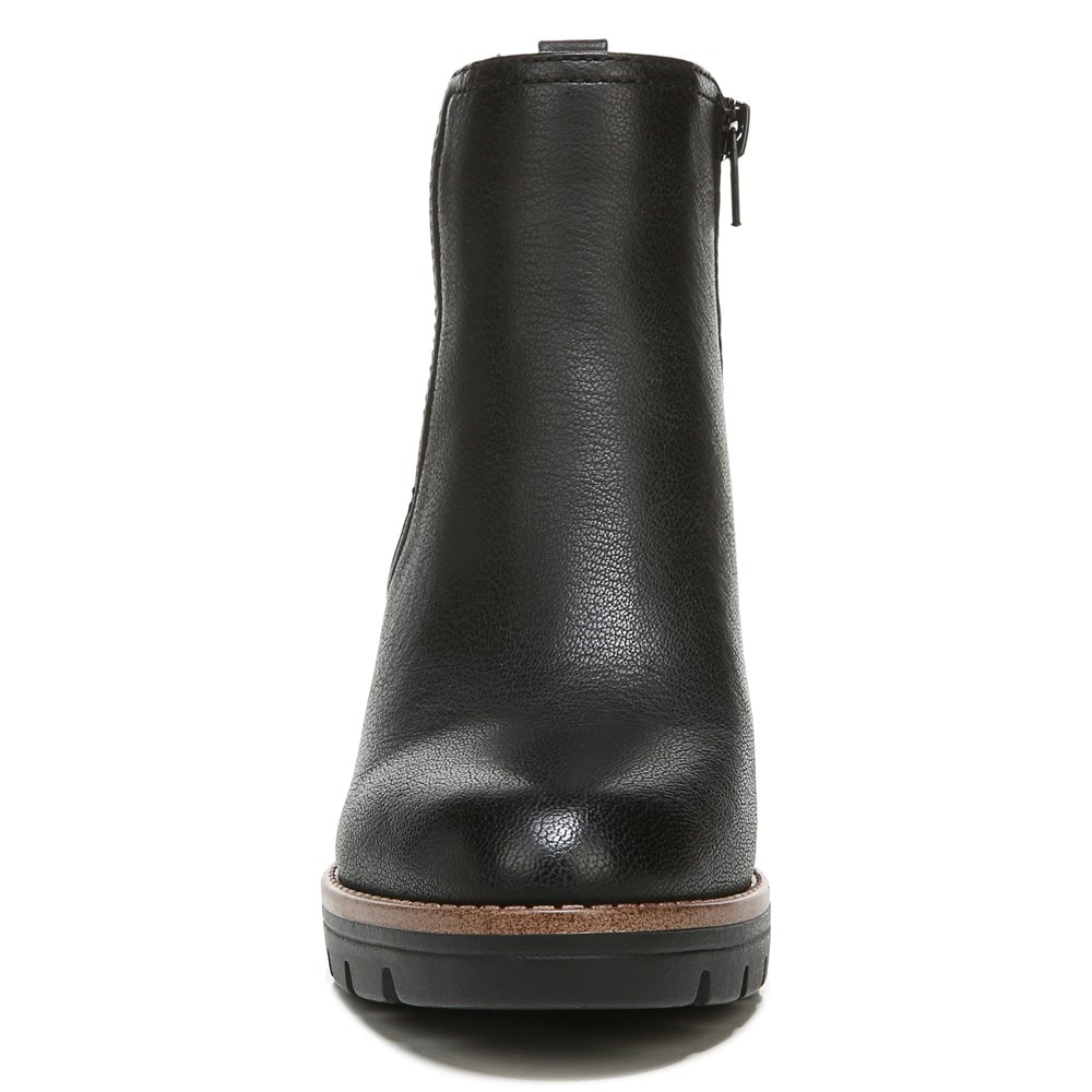 Naturalizer Madalynn Gore Water Repellent Bootie - Black Smooth Synthetic