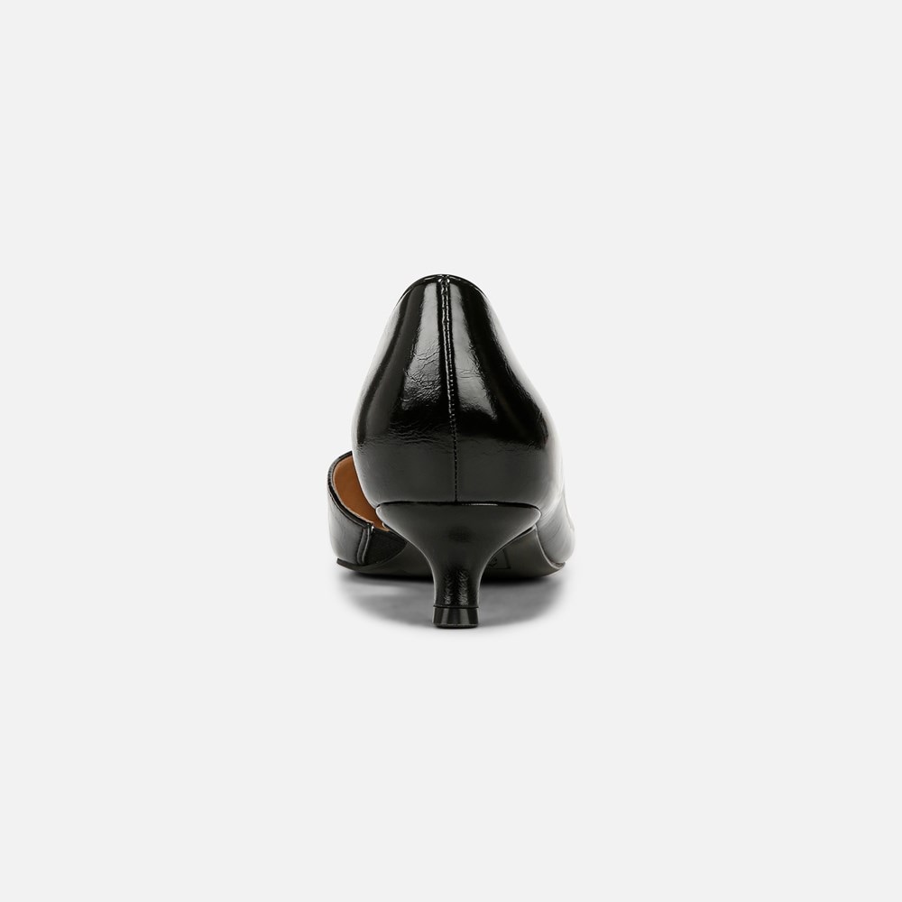 Naturalizer Gallent Pump - Black Faux Leather