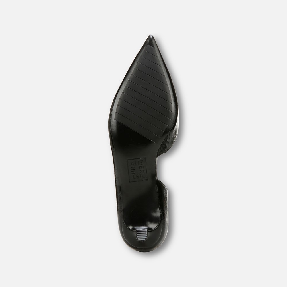 Naturalizer Gallent Pump - Black Faux Leather