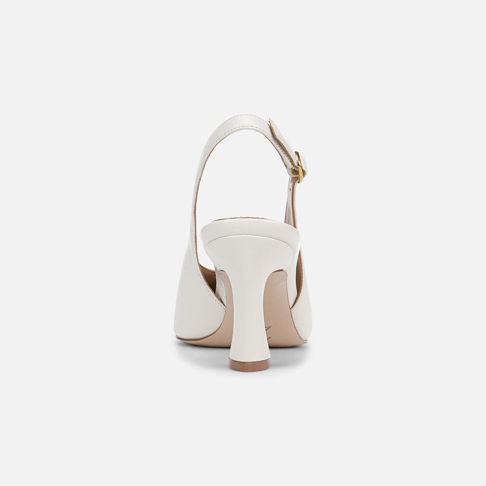 Naturalizer 27 EDIT Elaine Slingback Dress Shoe - Warm White Leather