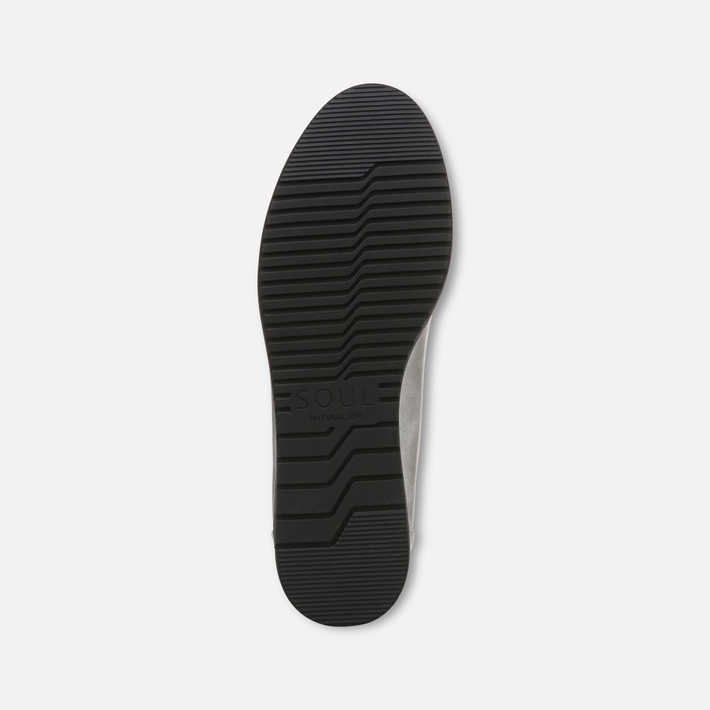 Naturalizer SOUL Idea Ballet Flat - Pewter Faux Leather