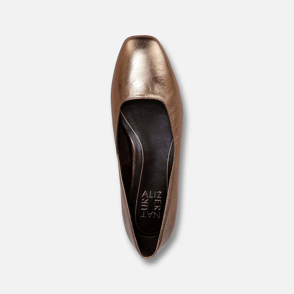 Naturalizer Chelsea Ballet Flat - Old Gold Leather