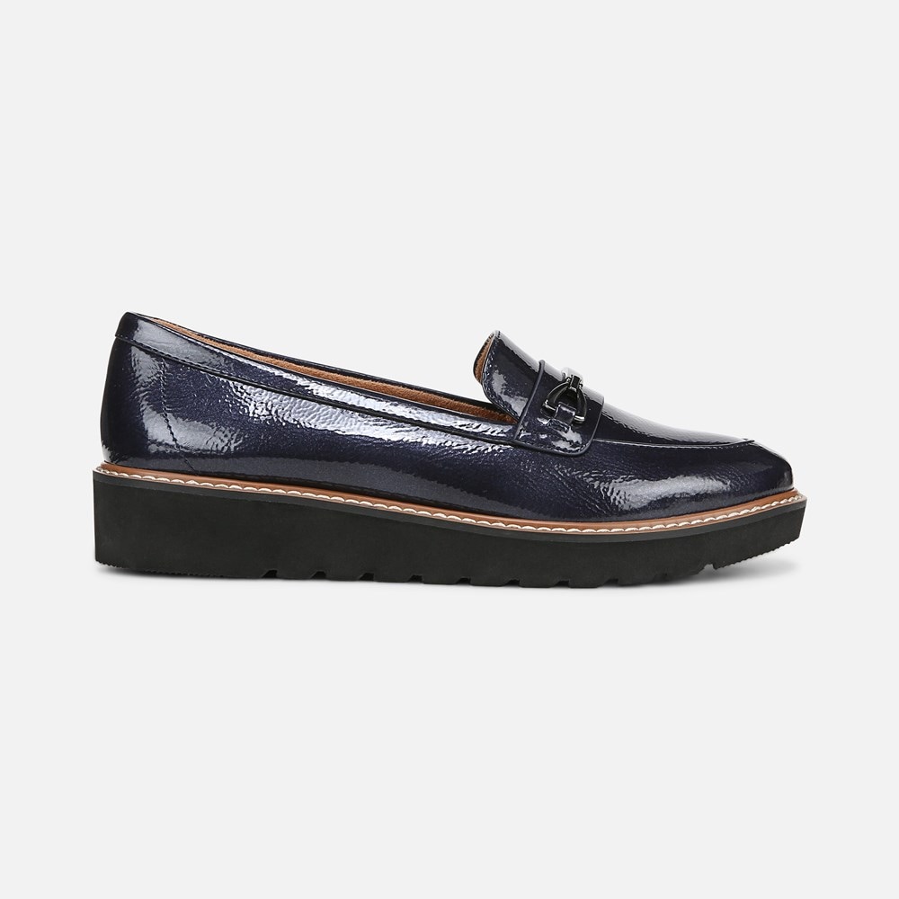 Naturalizer Elin Loafer - Midnight Blue Faux Leather