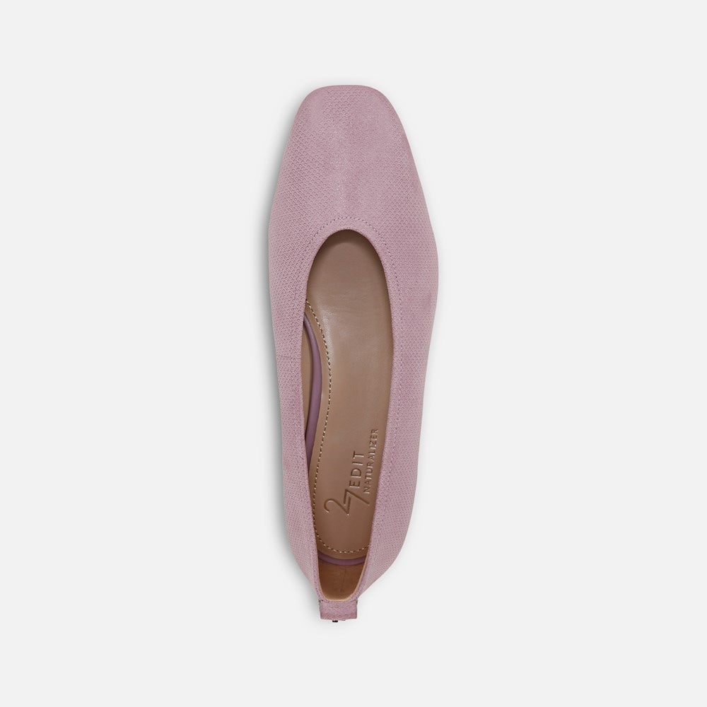 Naturalizer 27 Edit Carla Flat - Fremito Purple Suede