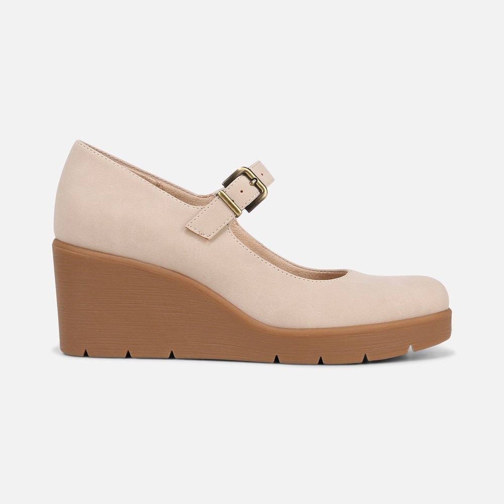 Naturalizer SOUL Adore Mary Jane Wedge - Porcelain