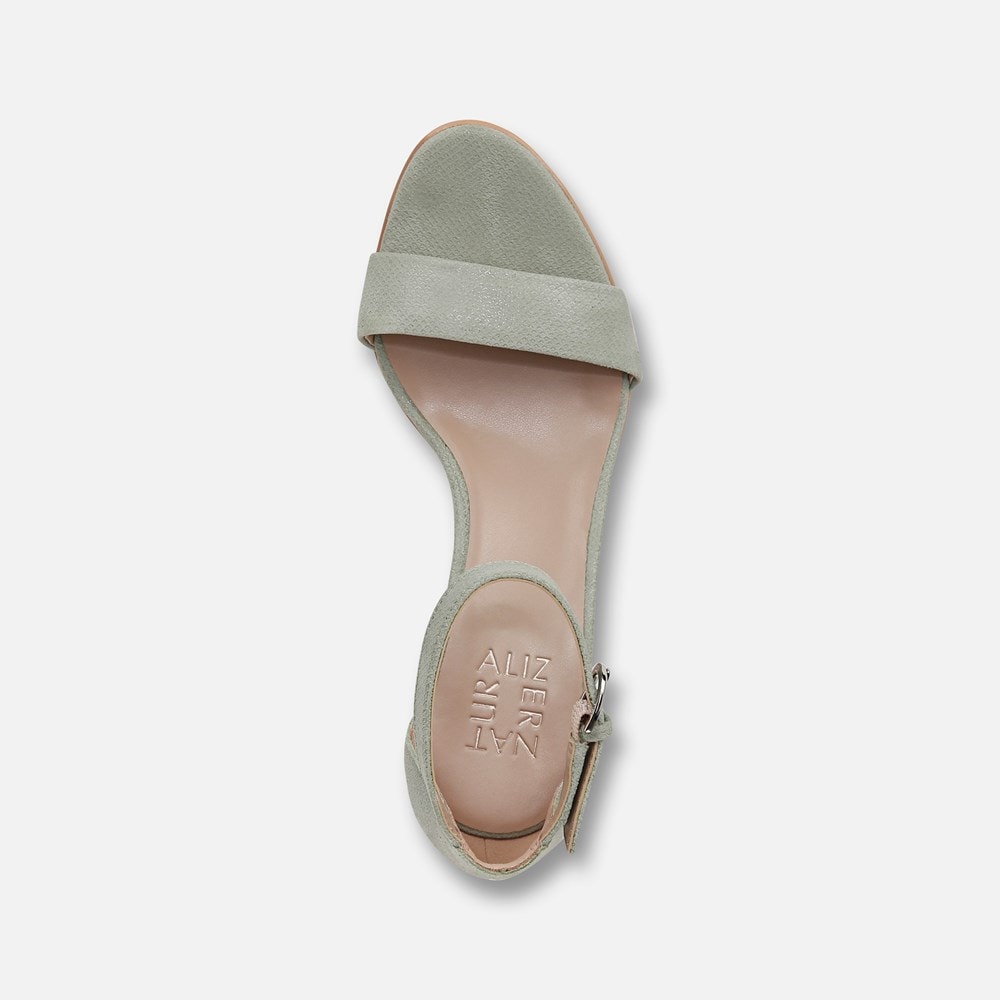 Naturalizer Vera Dress Sandal - Pistachio Green Suede