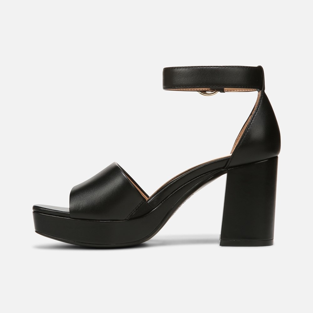 Naturalizer Pearlyn Dress Sandal - Black Leather