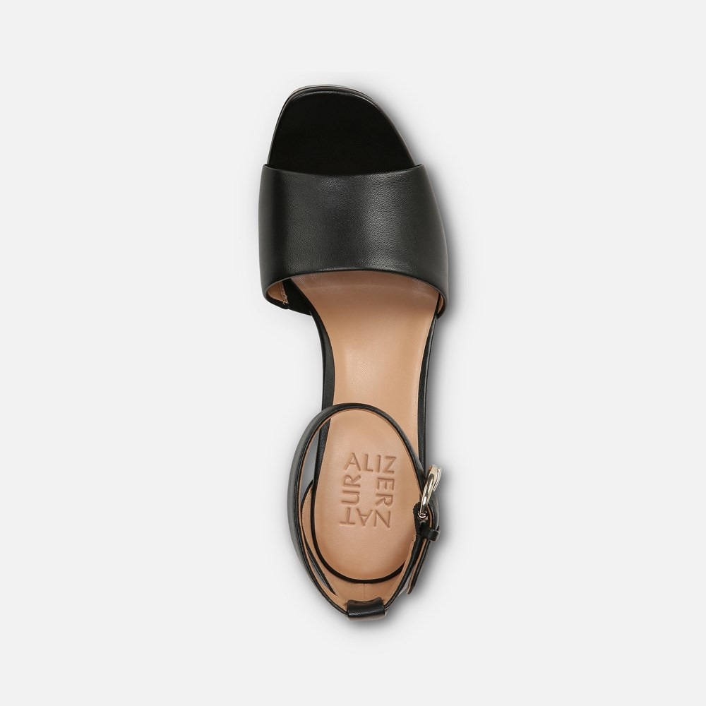 Naturalizer Pearlyn Dress Sandal - Black Leather