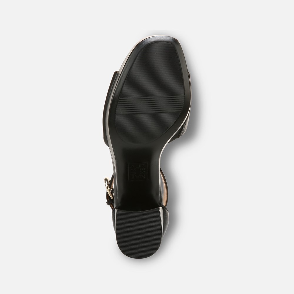 Naturalizer Pearlyn Dress Sandal - Black Leather