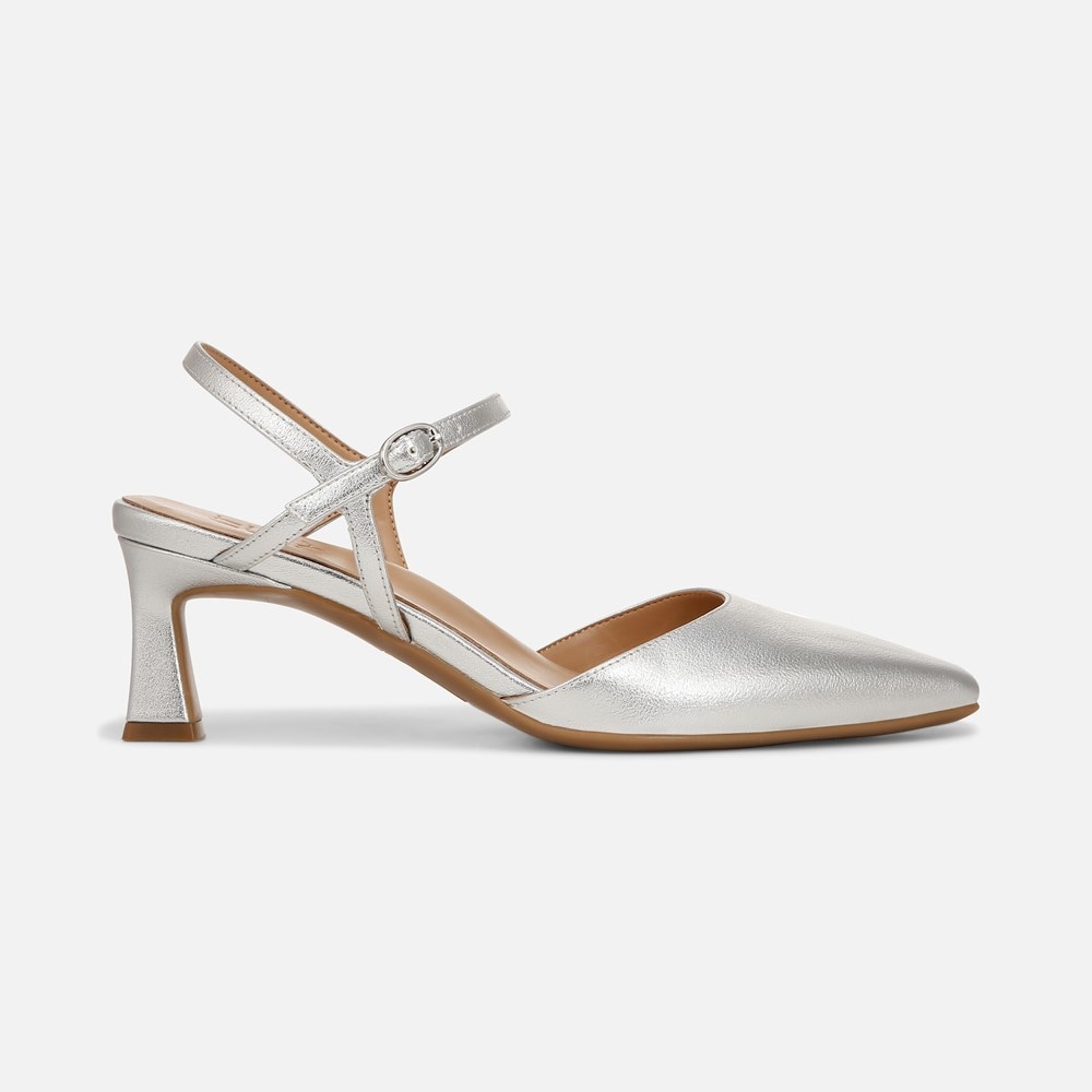 Naturalizer Tara Dress Shoe - Silver Faux Leather