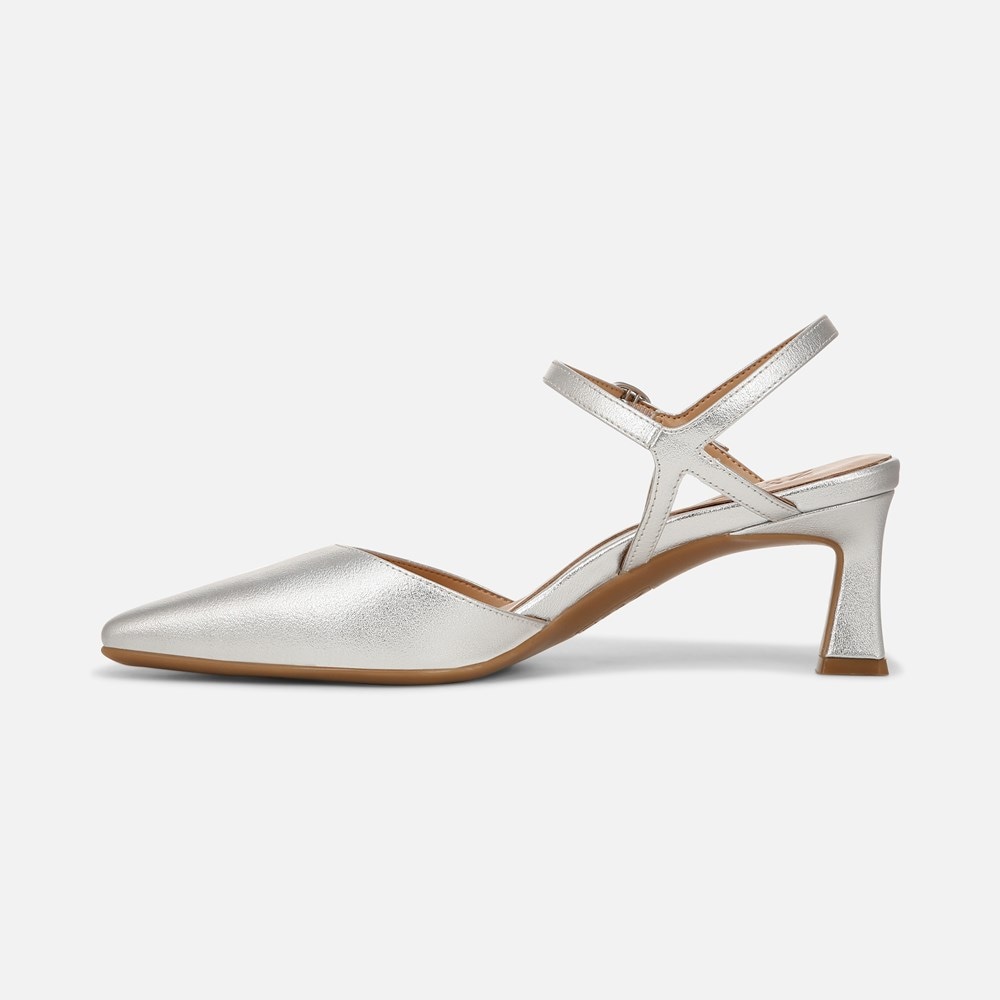 Naturalizer Tara Dress Shoe - Silver Faux Leather