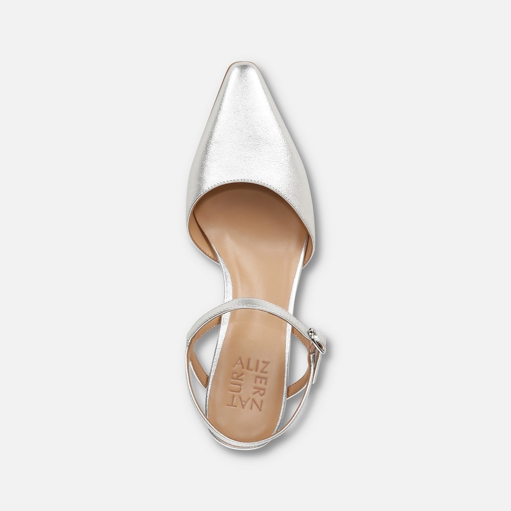 Naturalizer Tara Dress Shoe - Silver Faux Leather