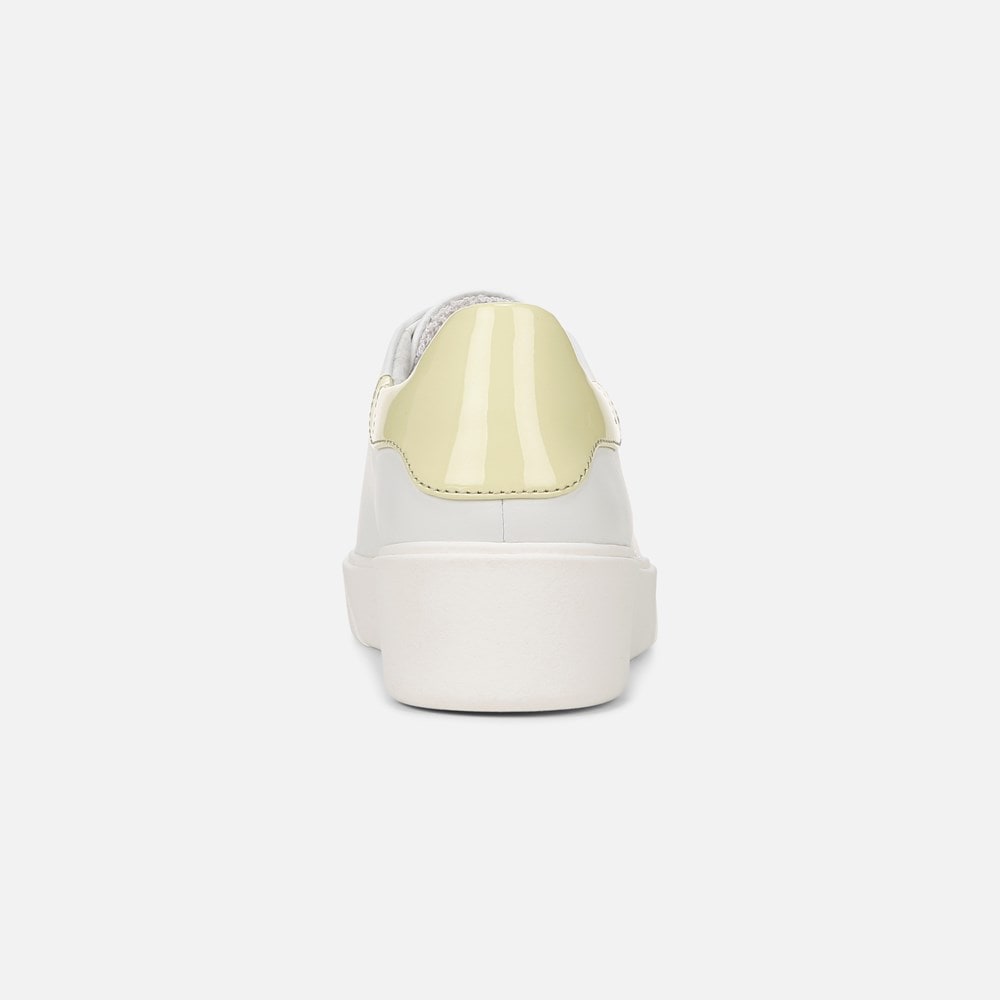 Naturalizer Morrison 2.0 Lace Up Sneaker - White/Pastel Lime